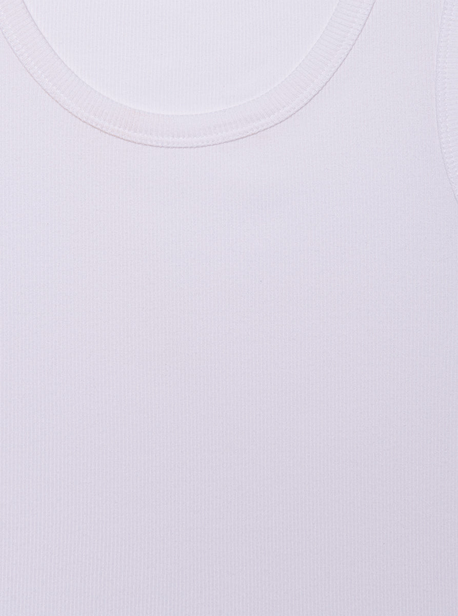 white rips tank top