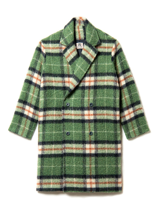 green glenn cleck wool coat