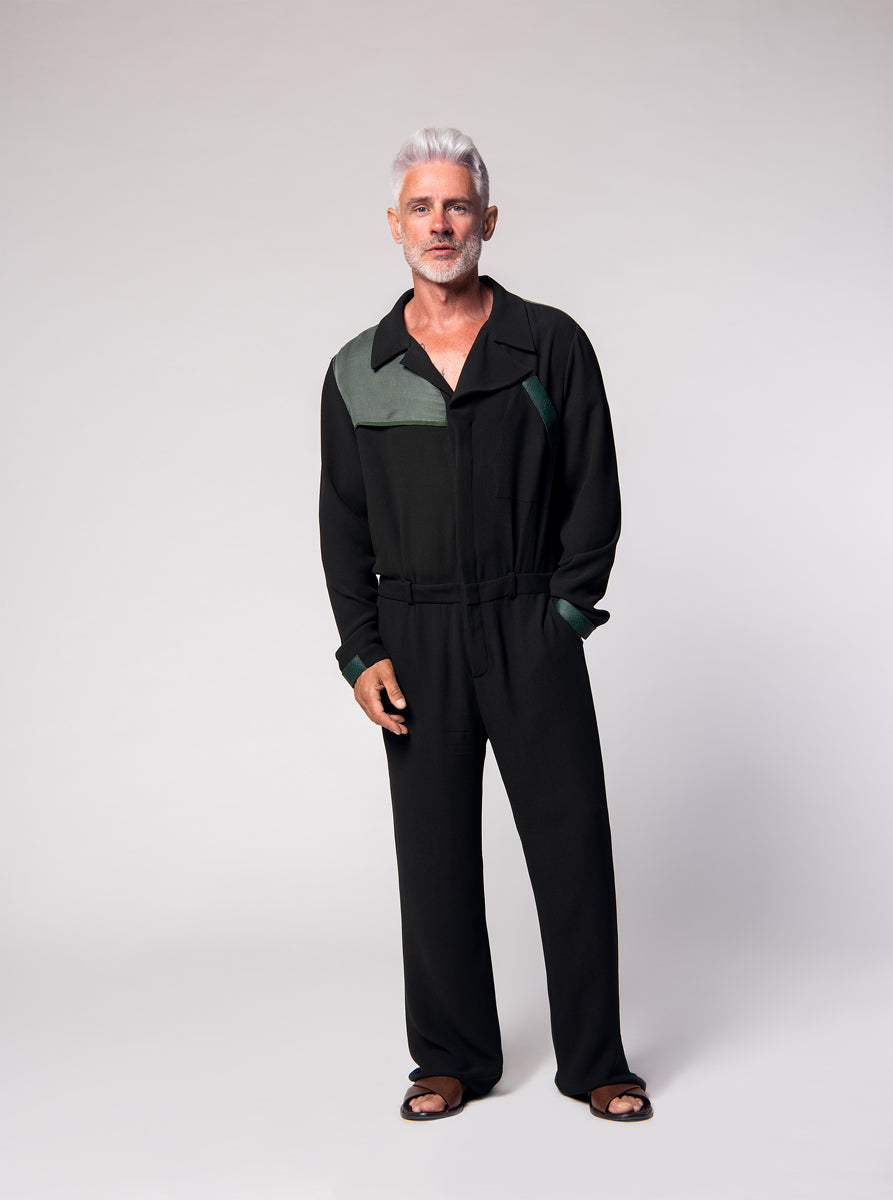 silk green overall