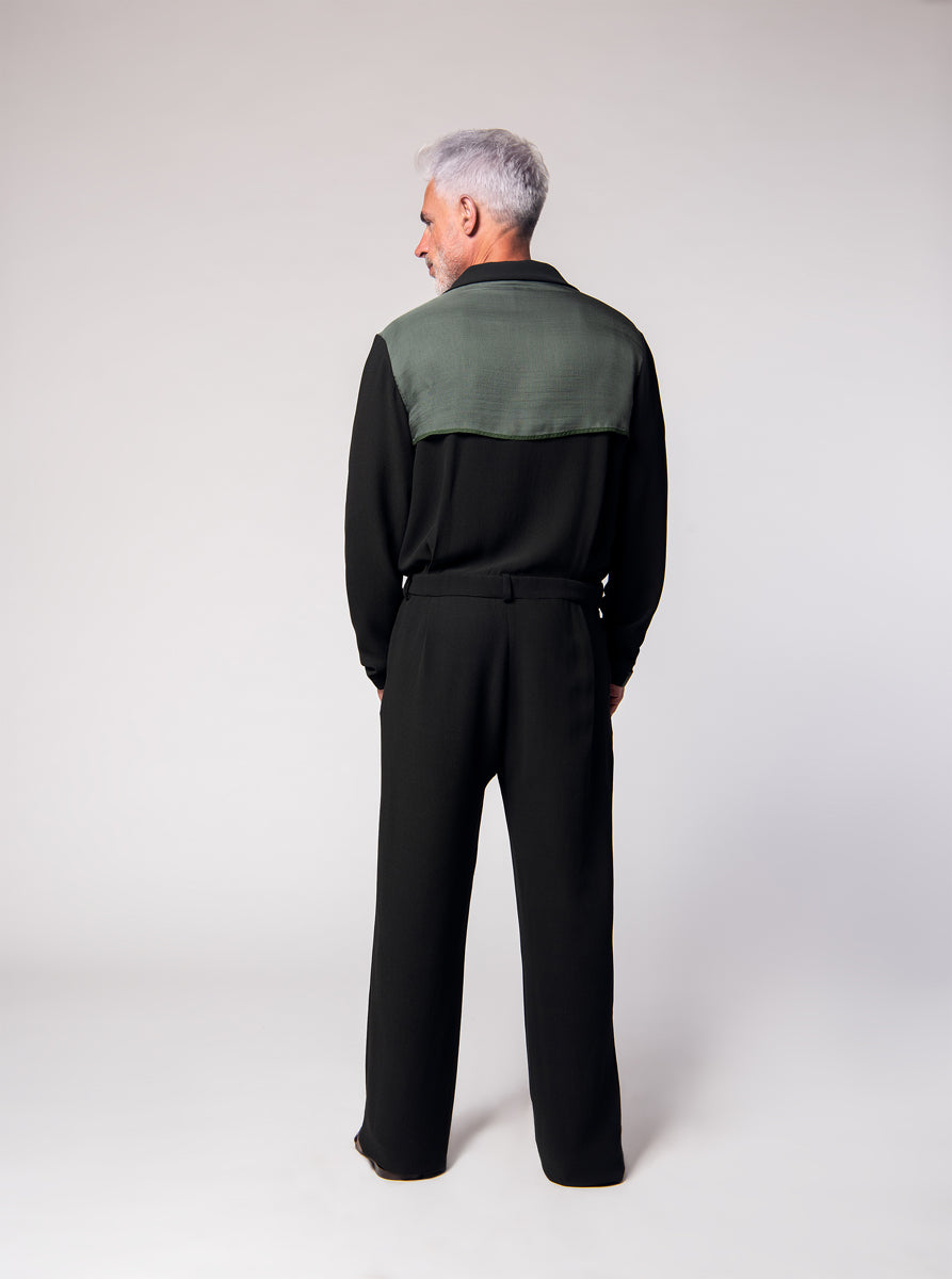 silk green overall