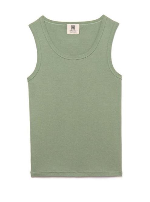 green tanktop