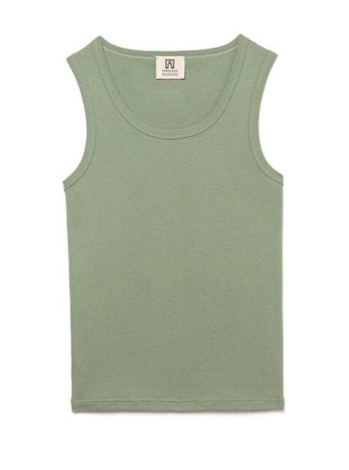 green tanktop 